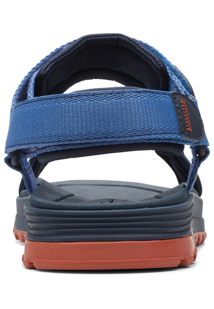 Clarks Sandalen Lederimitat/Textil Blau