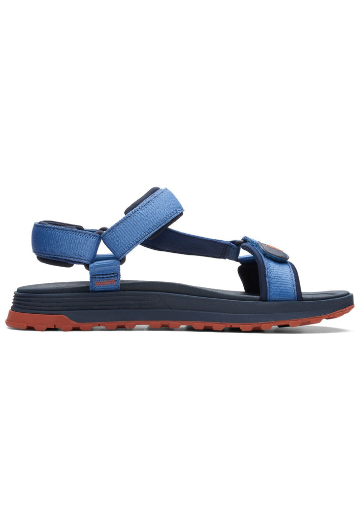 Clarks Sandalen Lederimitat/Textil Blau