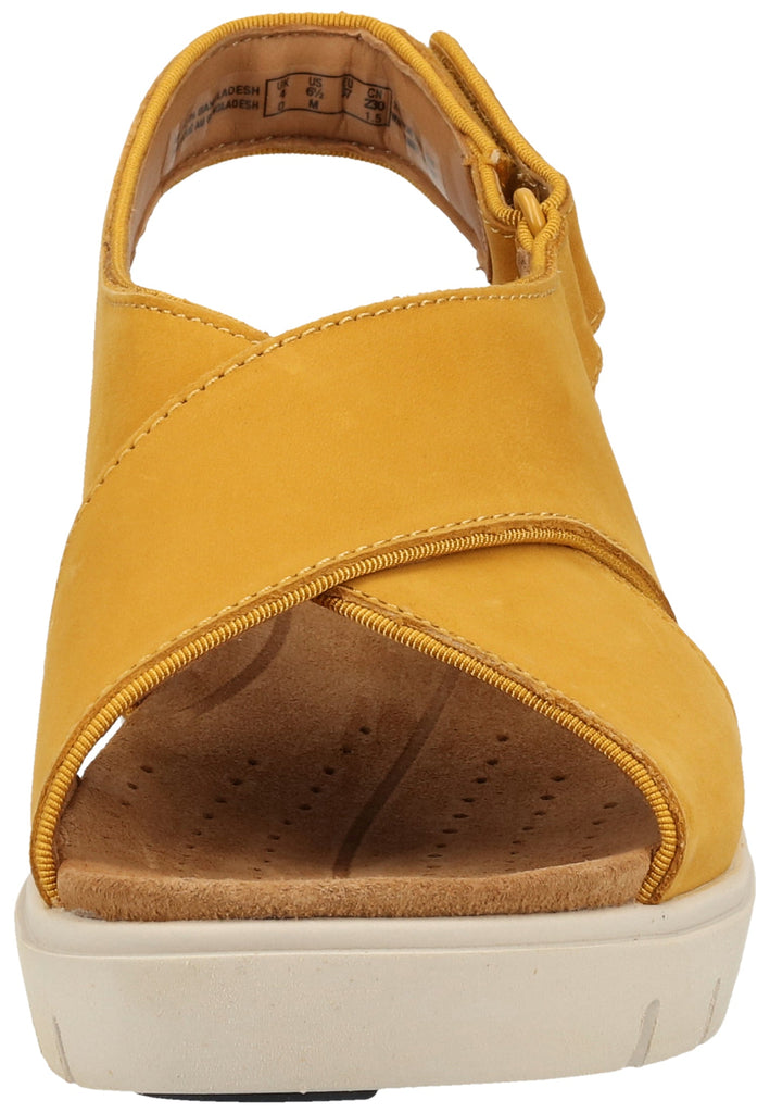 Clarks Sandalen Nubukleder Gelb