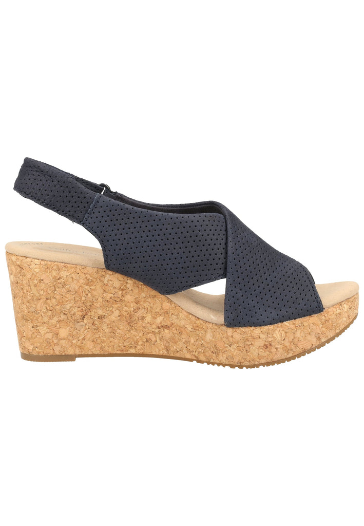 Clarks Sandalen Nubukleder Navy