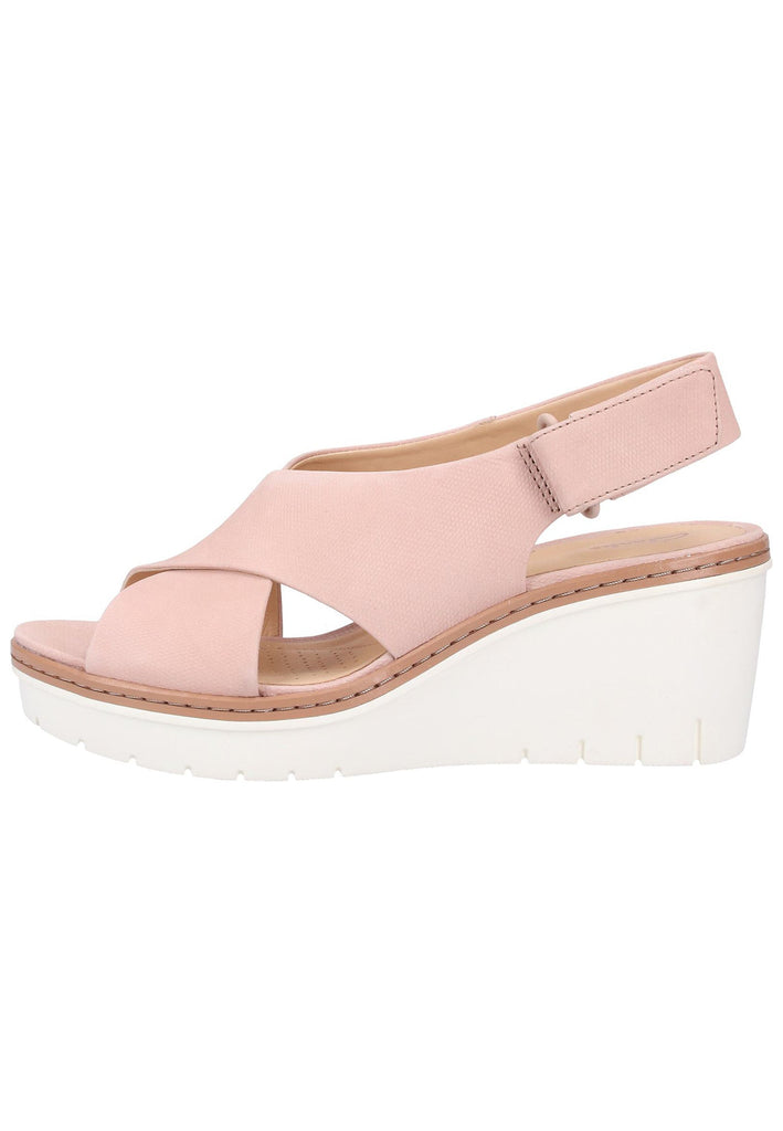 Clarks Sandalen Nubukleder Nude