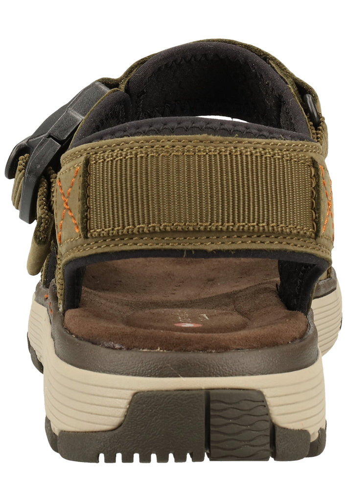 Clarks Sandalen Nubukleder Oliv