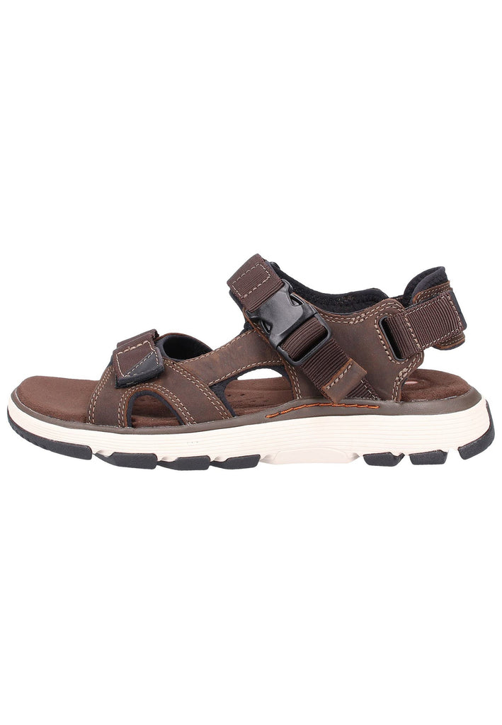 Clarks Sandalen Nubukleder Oliv