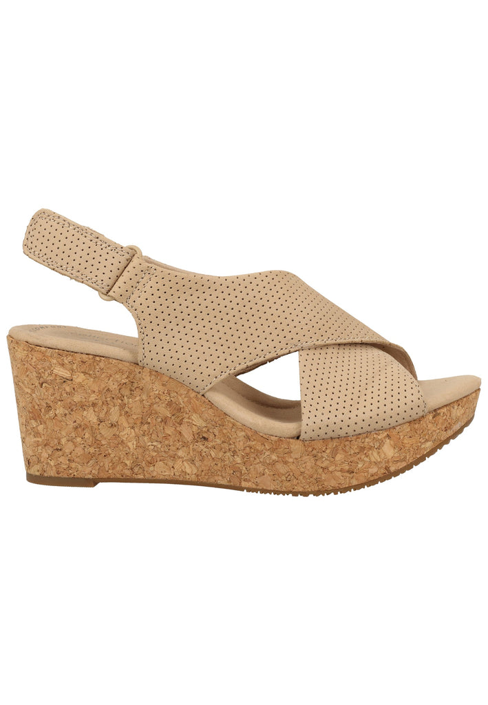 Clarks Sandalen Nubukleder Sand