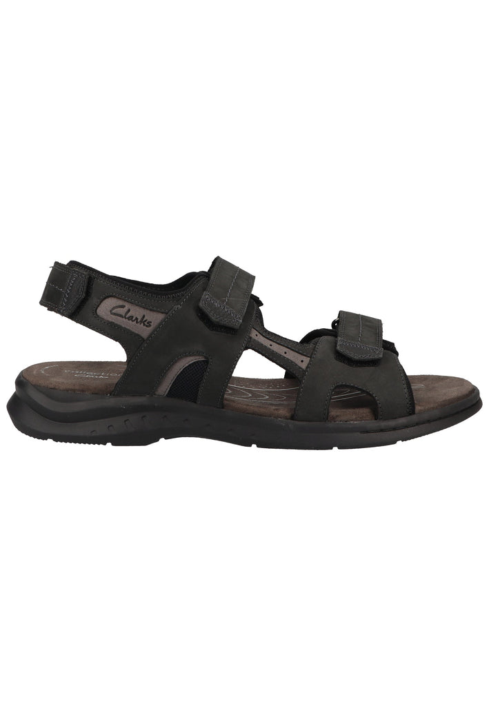 Clarks Sandalen Nubukleder Schwarz