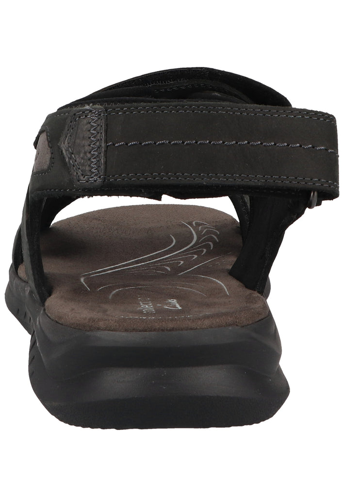 Clarks Sandalen Nubukleder Schwarz