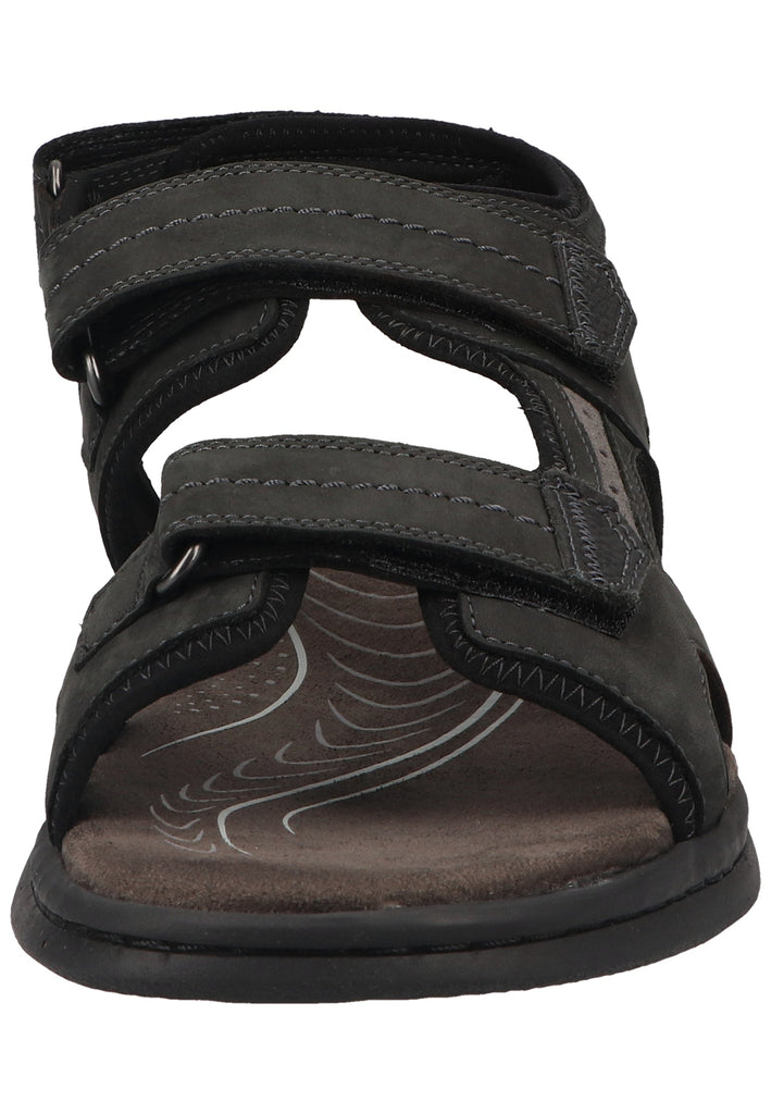 Clarks Sandalen Nubukleder Schwarz