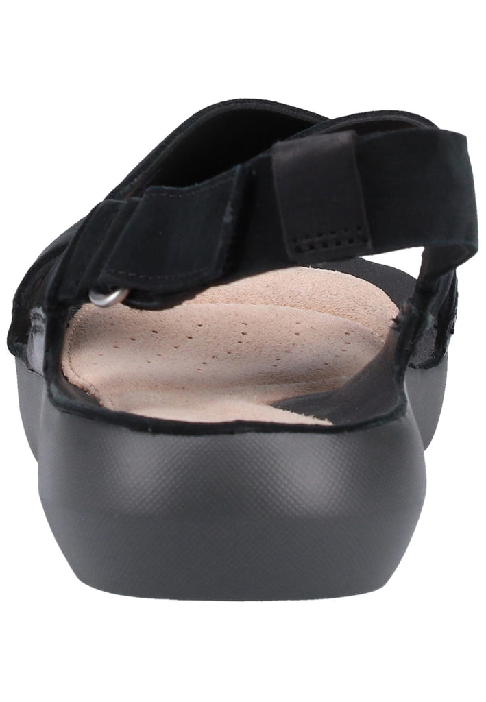 Clarks Sandalen Nubukleder Schwarz