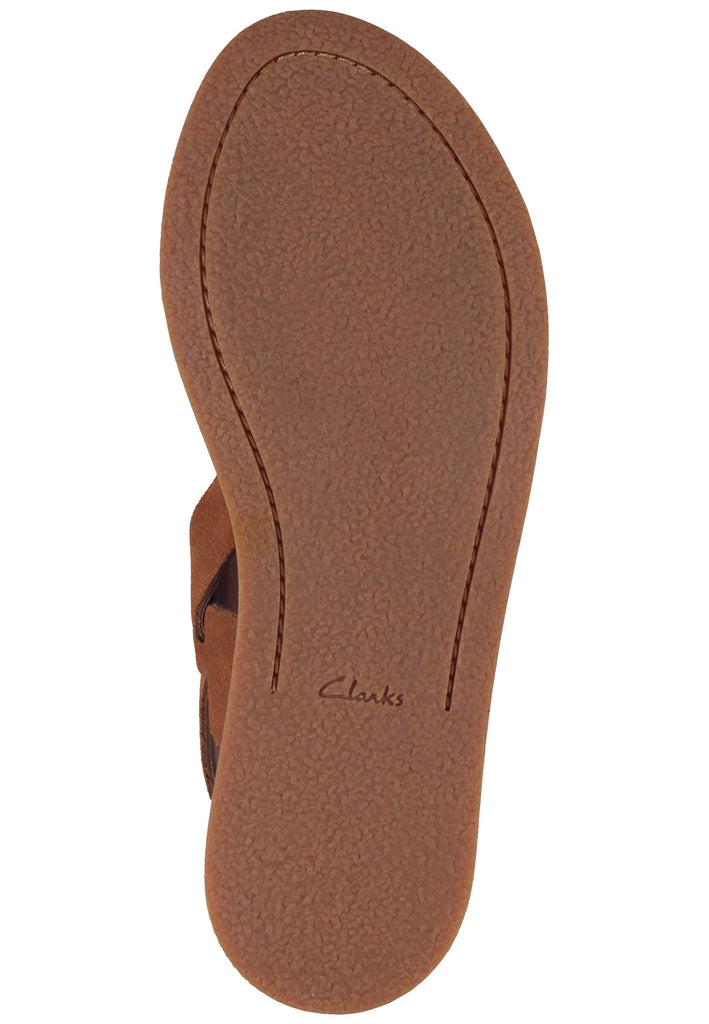 Clarks Sandalen Veloursleder Tan