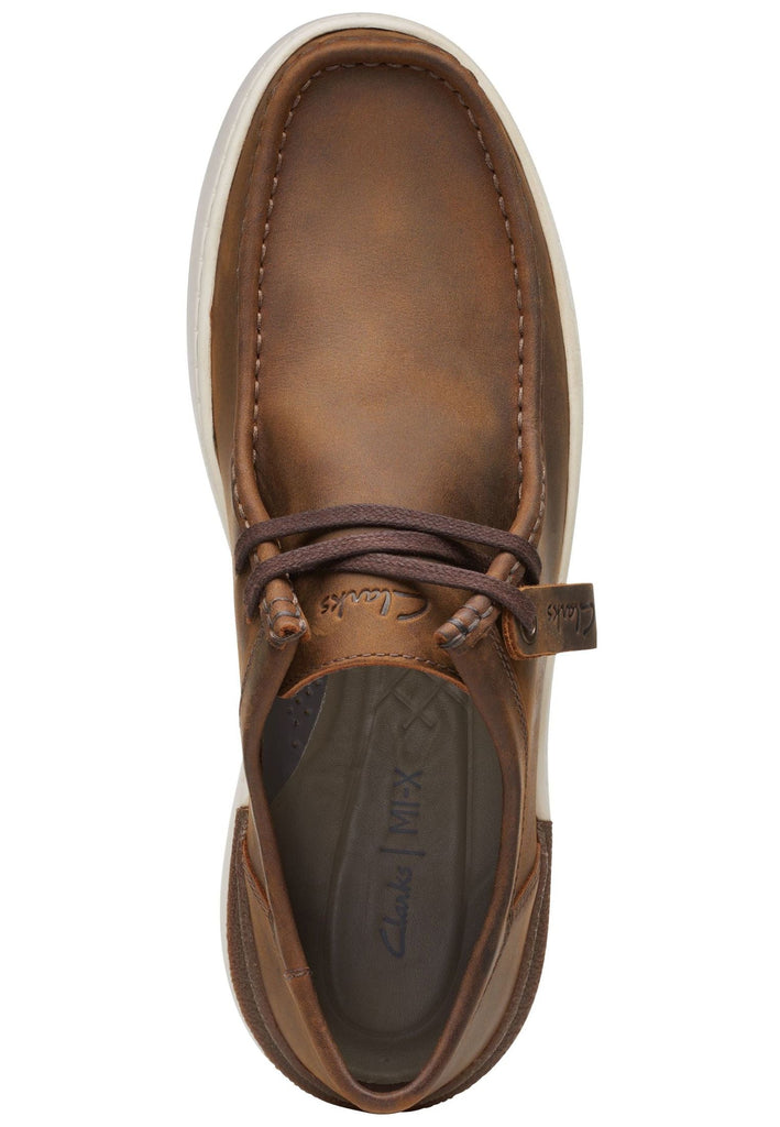 Clarks Slipper Leder Braun