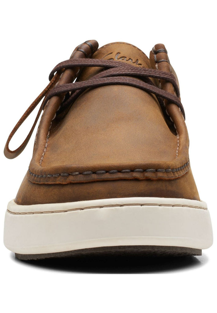 Clarks Slipper Leder Braun