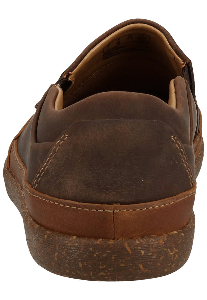 Clarks Slipper Leder Braun