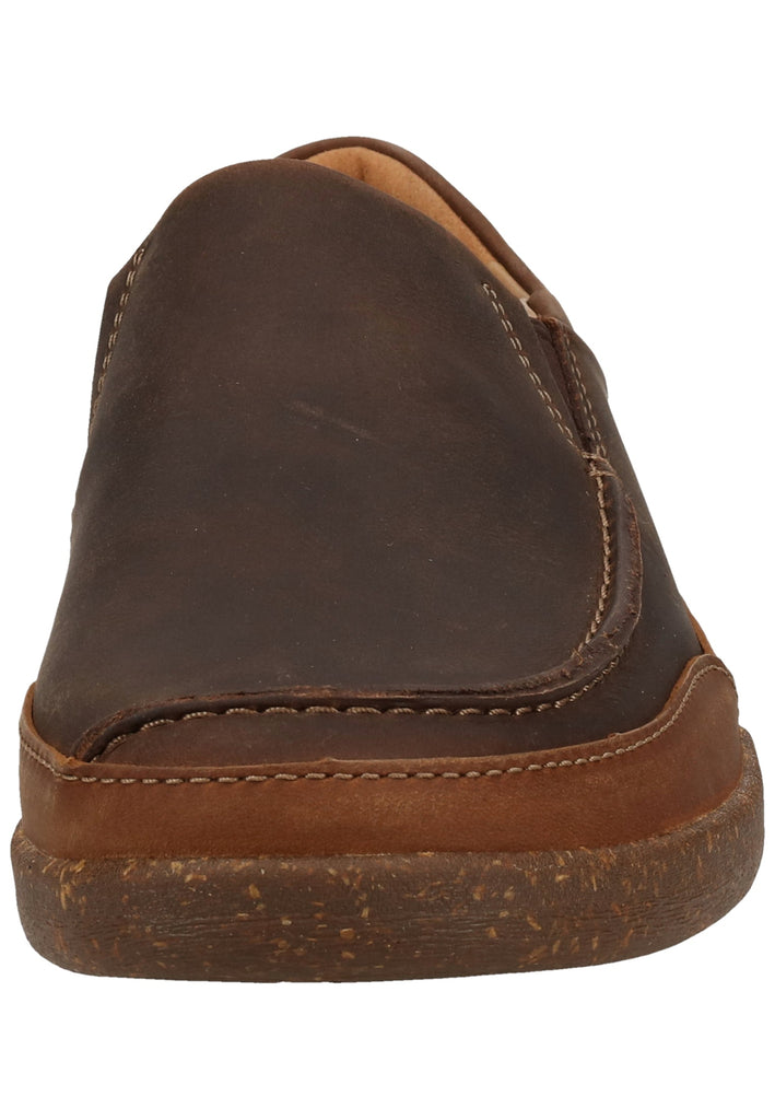 Clarks Slipper Leder Braun