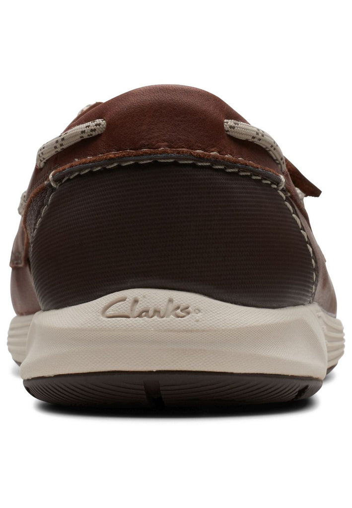 Clarks Slipper Leder Dunkelbraun