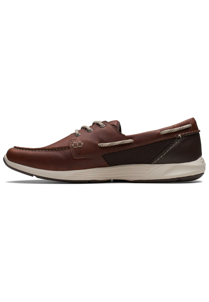Clarks Slipper Leder Dunkelbraun