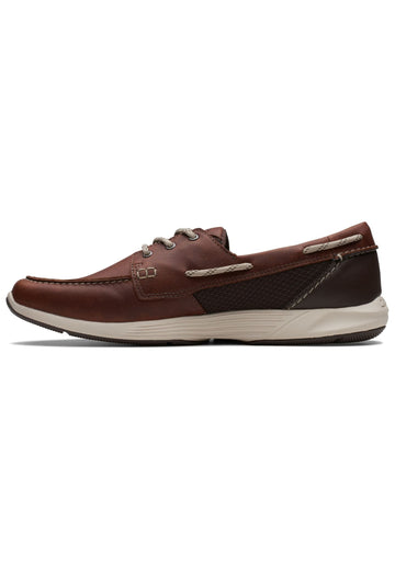 Clarks Slipper Leder Dunkelbraun