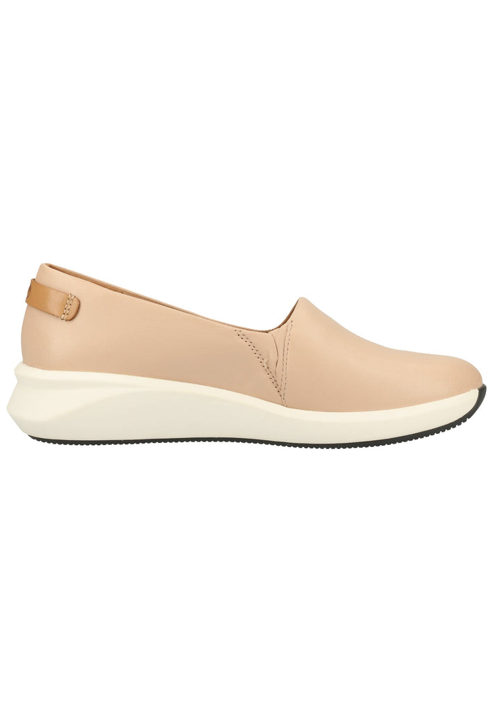 Clarks Slipper Leder Hellrosa