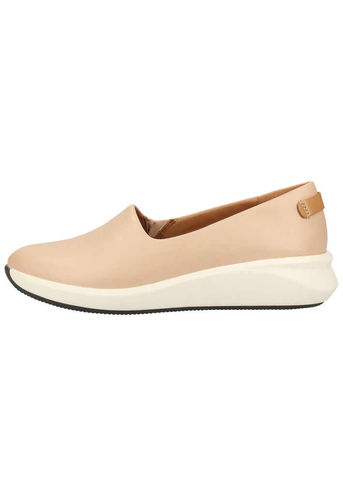 Clarks Slipper Leder Hellrosa