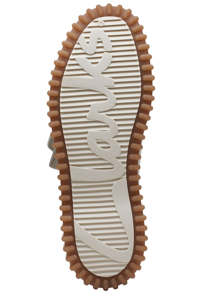 Clarks Slipper Leder Weiß