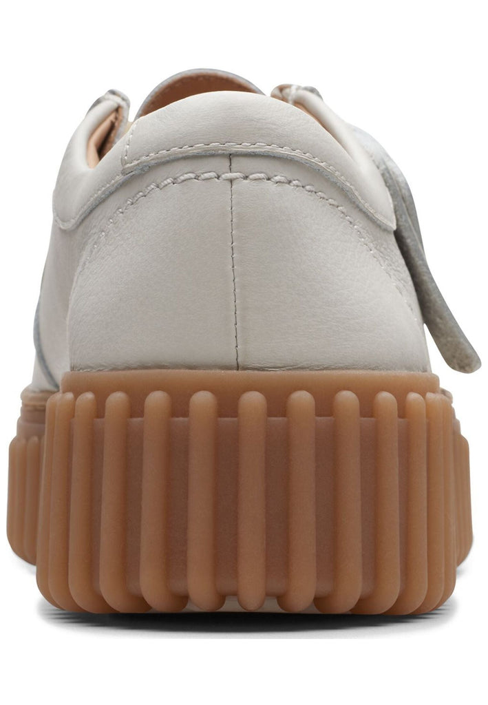 Clarks Slipper Leder Weiß