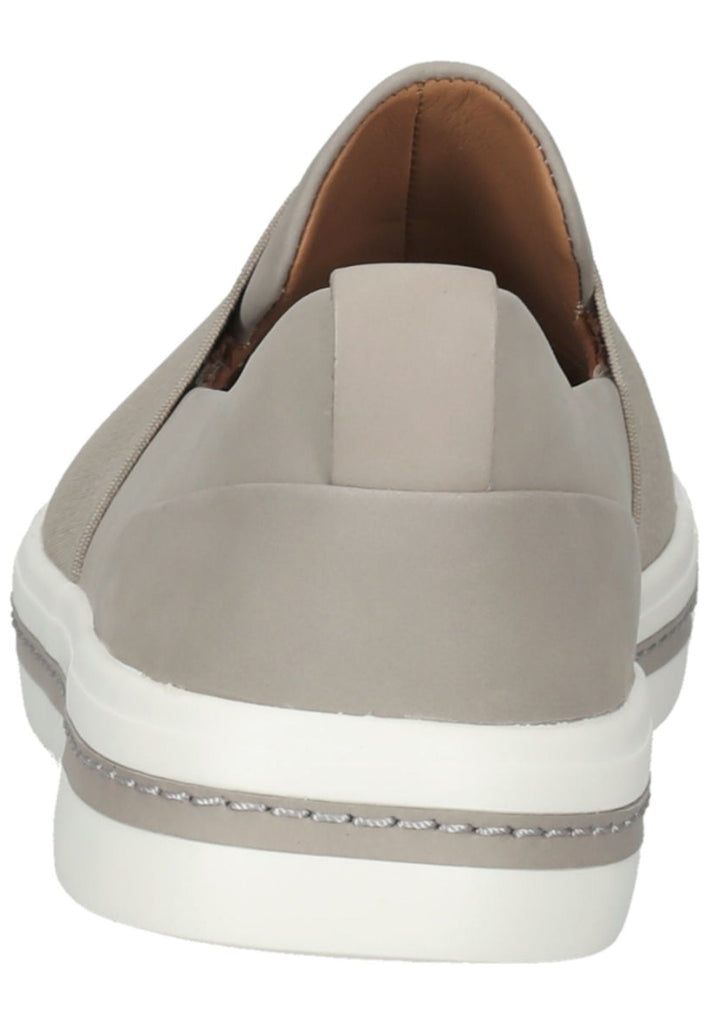 Clarks Slipper Nubukleder Hellgrau
