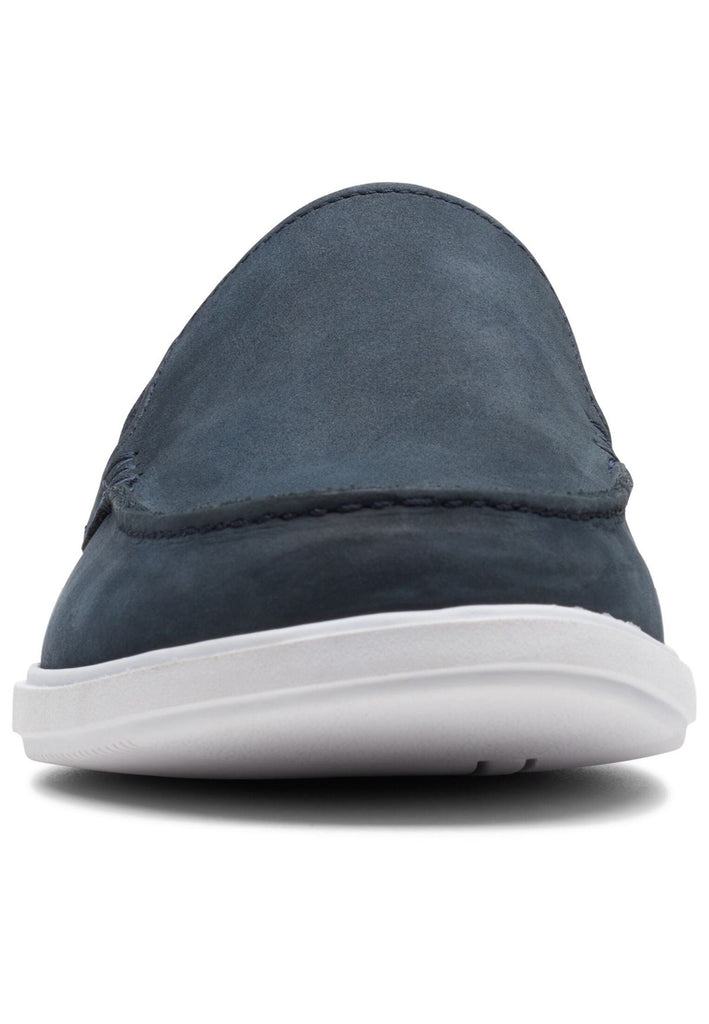 Clarks Slipper Nubukleder Navy