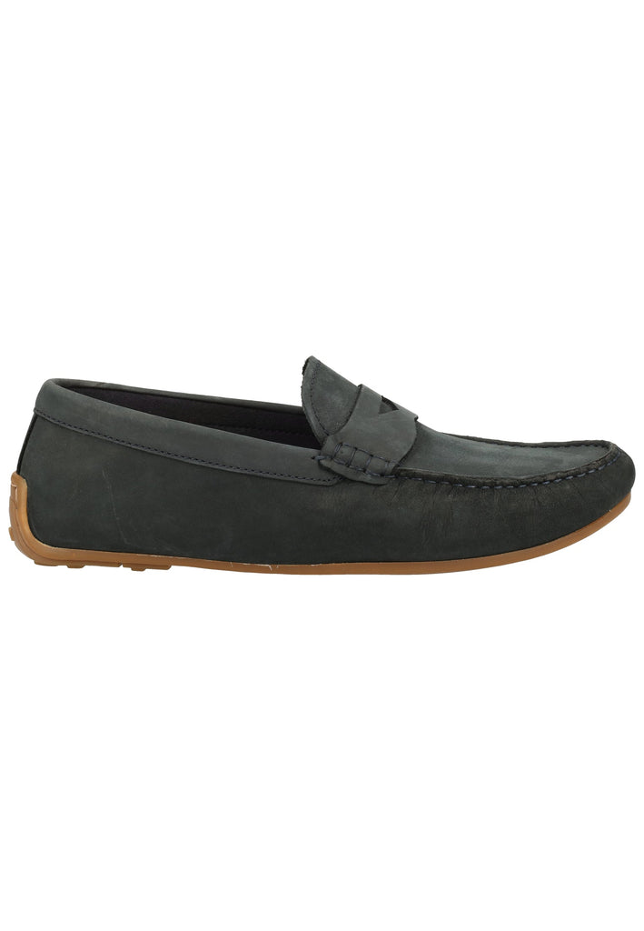 Clarks Slipper Nubukleder Navy