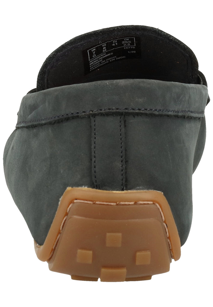 Clarks Slipper Nubukleder Navy