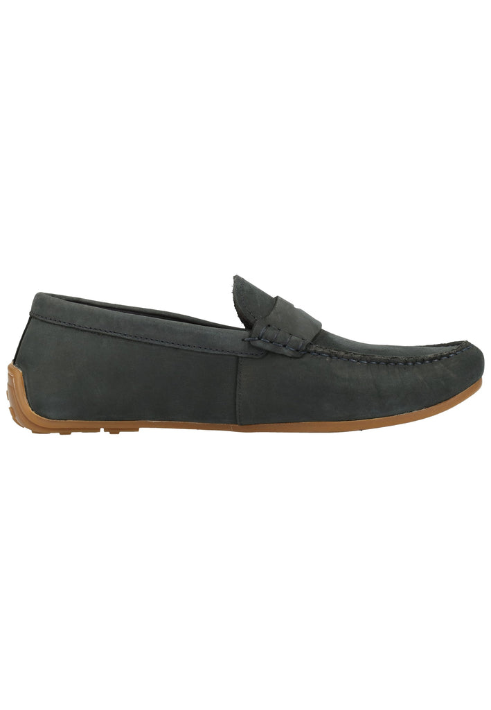 Clarks Slipper Nubukleder Navy