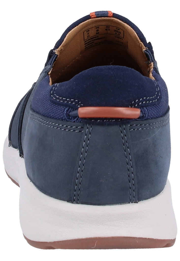 Clarks Slipper Nubukleder Navy