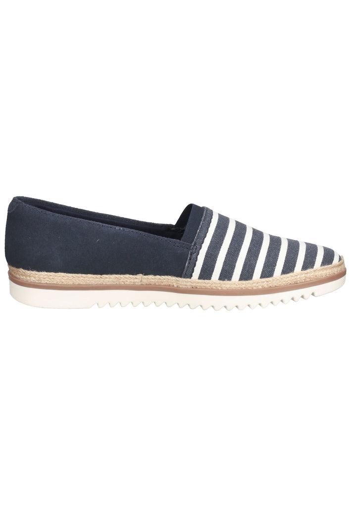 Clarks Slipper Textil Dunkelblau