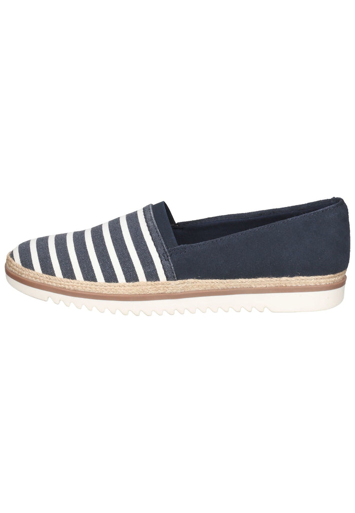 Clarks Slipper Textil Dunkelblau