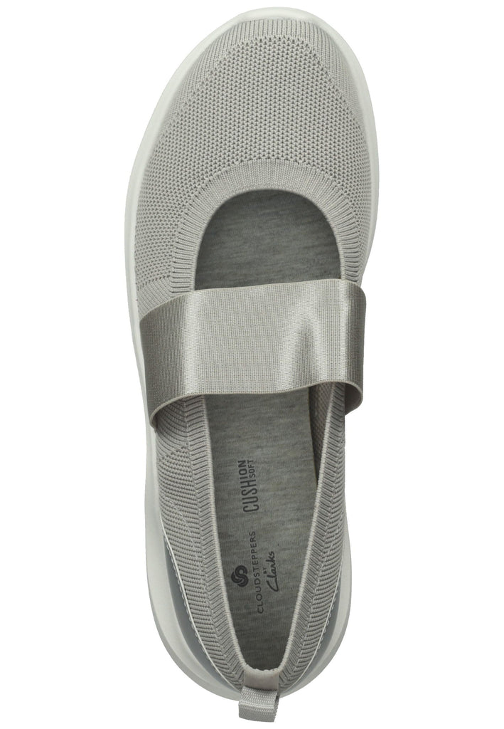 Clarks Slipper Textil Hellgrau