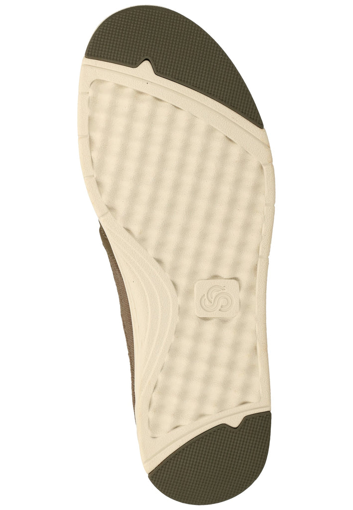 Clarks Slipper Textil Oliv
