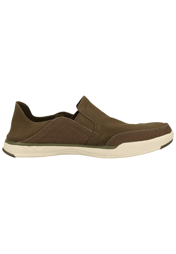 Clarks Slipper Textil Oliv
