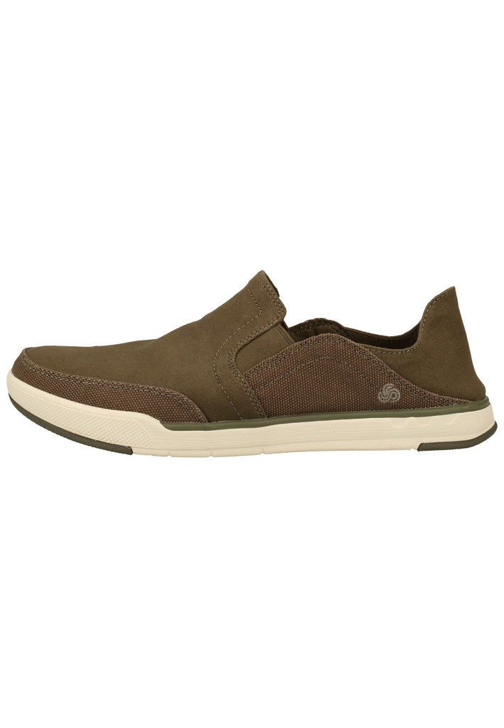 Clarks Slipper Textil Oliv