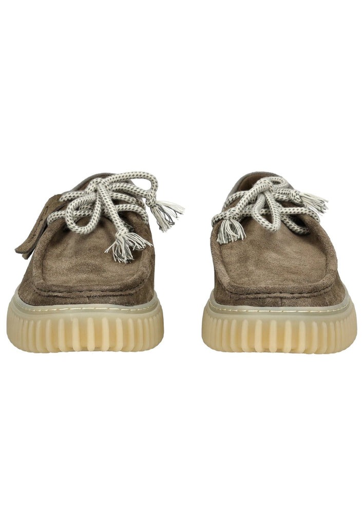 Clarks Slipper Veloursleder Oliv