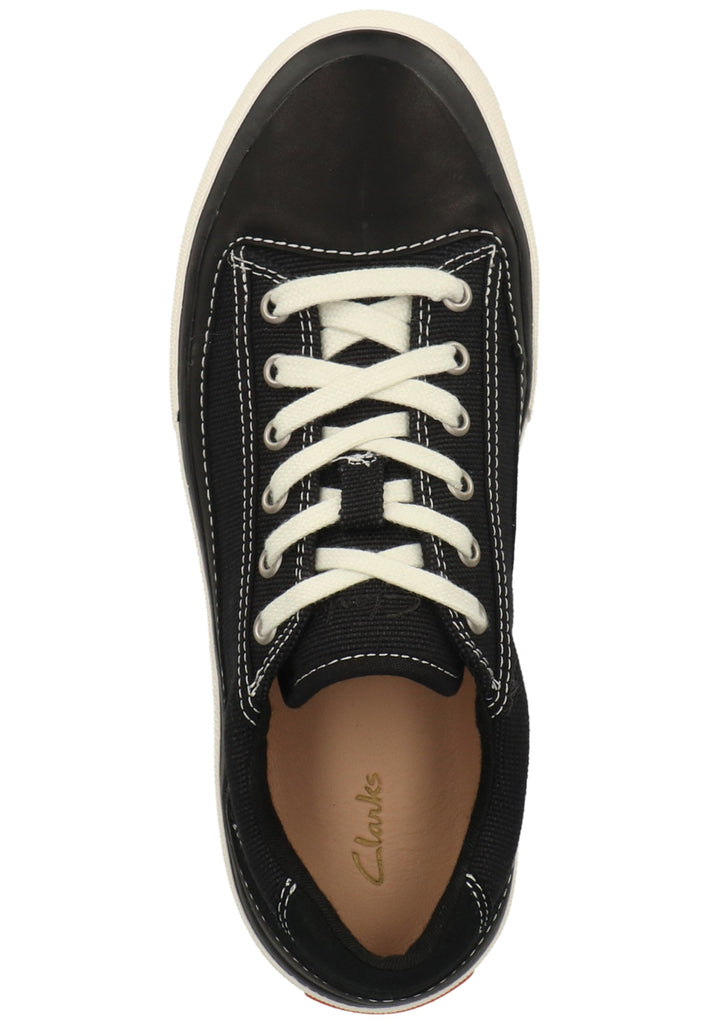Clarks Sneaker Canvas Schwarz
