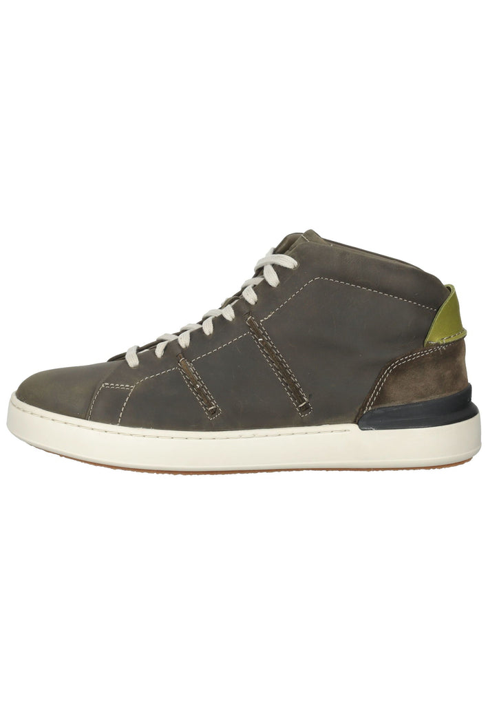 Sneaker Clarks Sneaker Leder Oliv