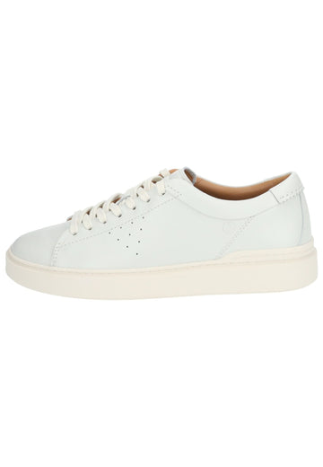 Sneaker Clarks Sneaker Leder Weiß