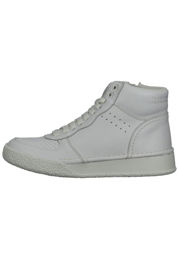 Sneaker Clarks Sneaker Leder Weiß