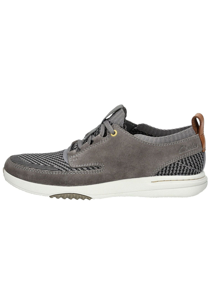 Sneaker Clarks Sneaker Veloursleder/Textil Grau