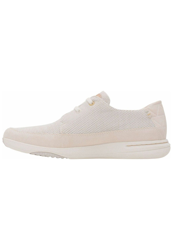 Sneaker Clarks Sneaker Veloursleder Weiß