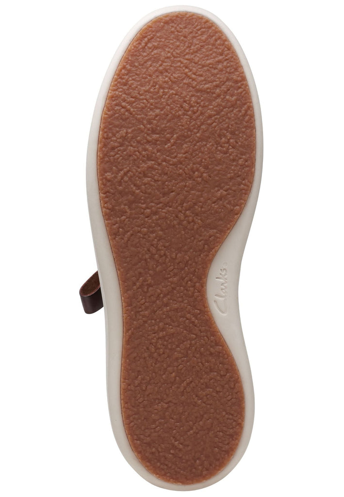 Clarks Sneaker Leder Dunkelbraun