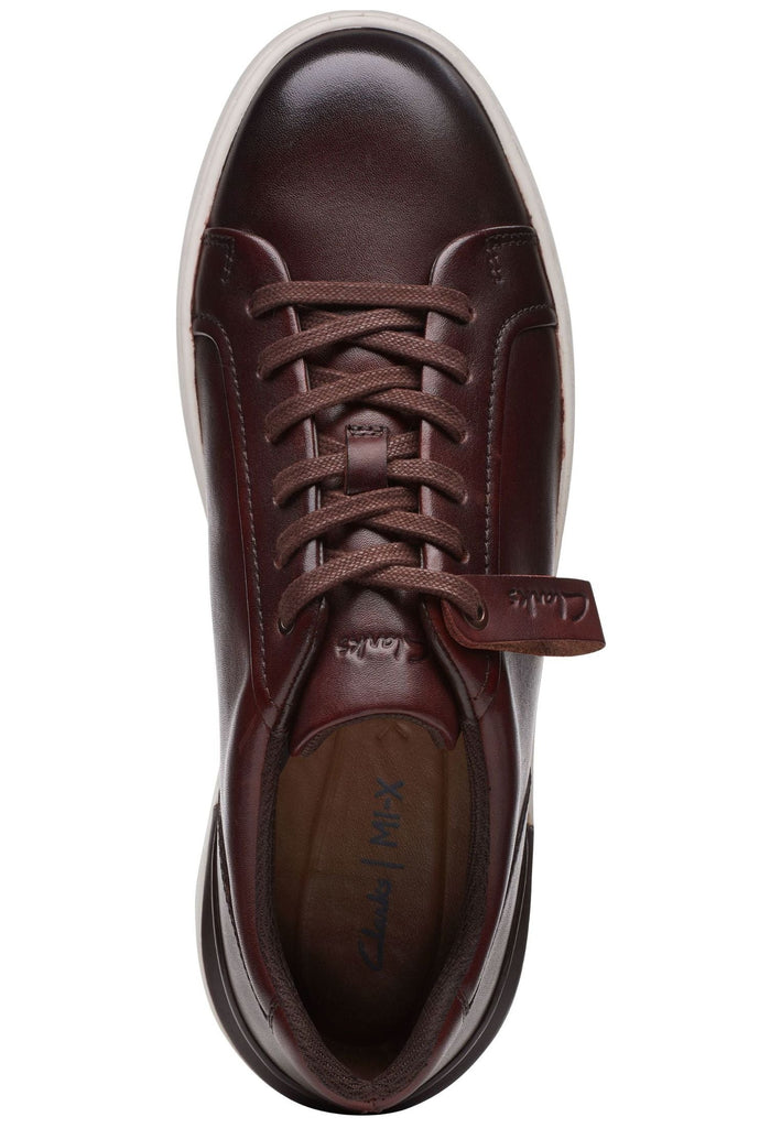 Clarks Sneaker Leder Dunkelbraun