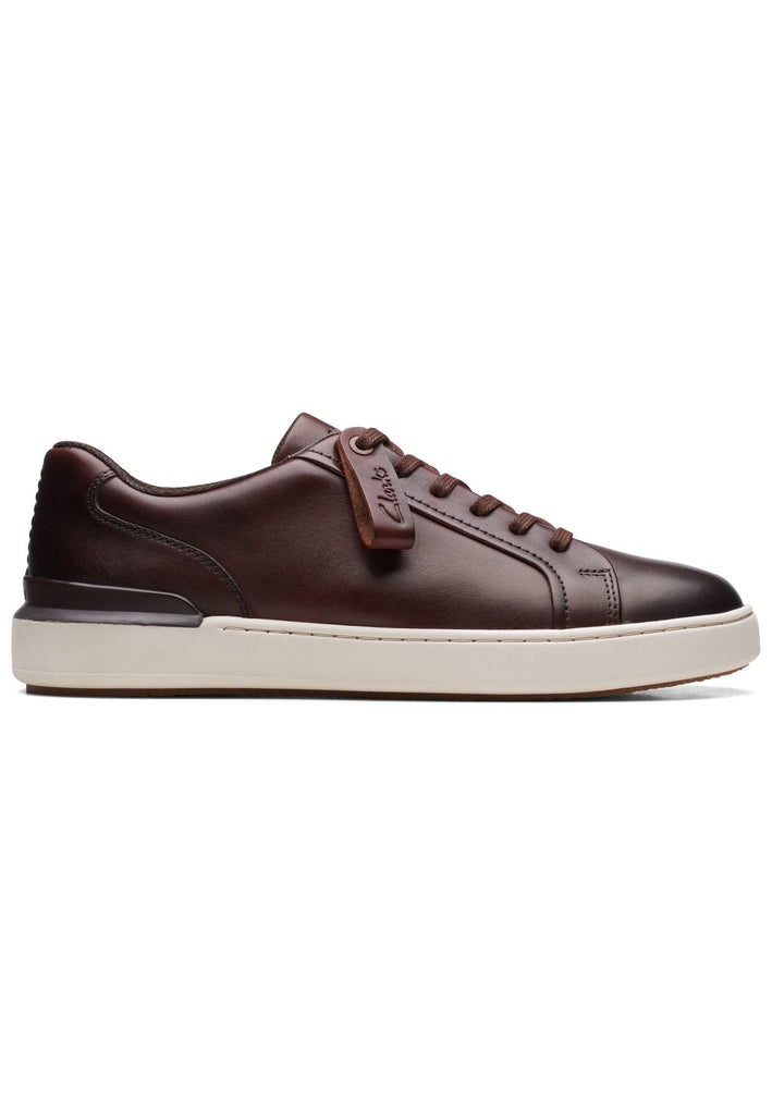 Clarks Sneaker Leder Dunkelbraun
