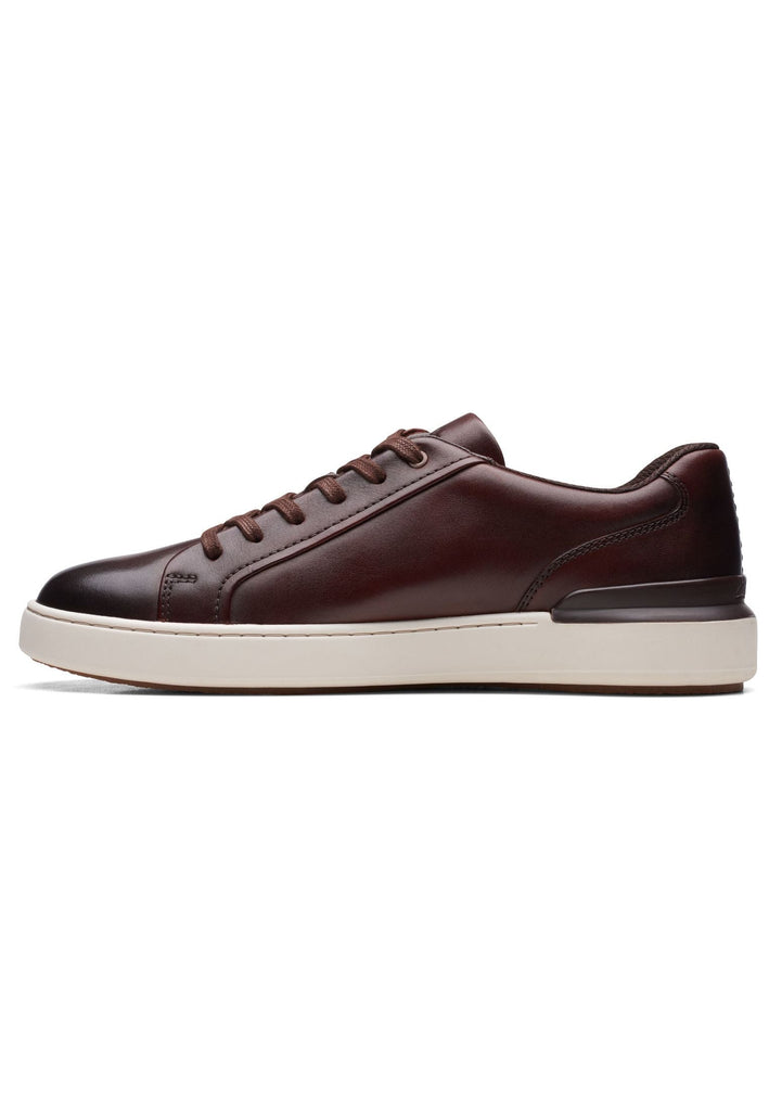 Clarks Sneaker Leder Dunkelbraun