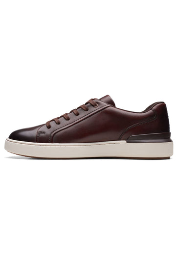 Clarks Sneaker Leder Dunkelbraun