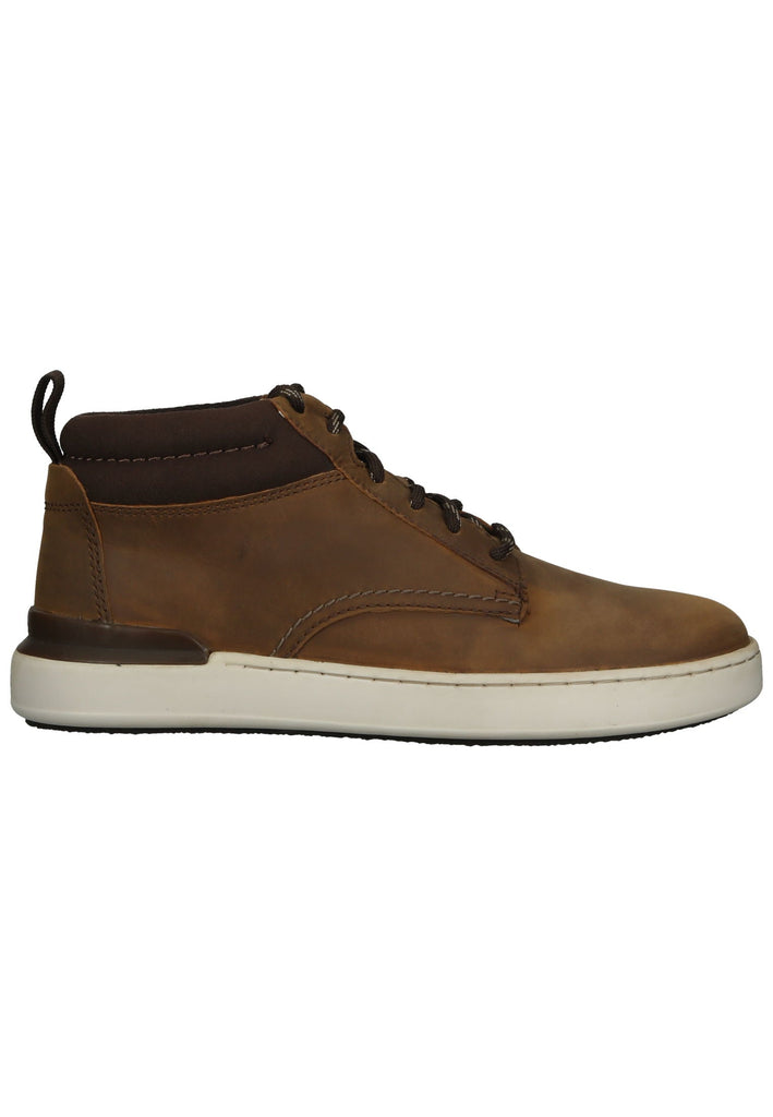 Clarks Sneaker Leder Hellbraun