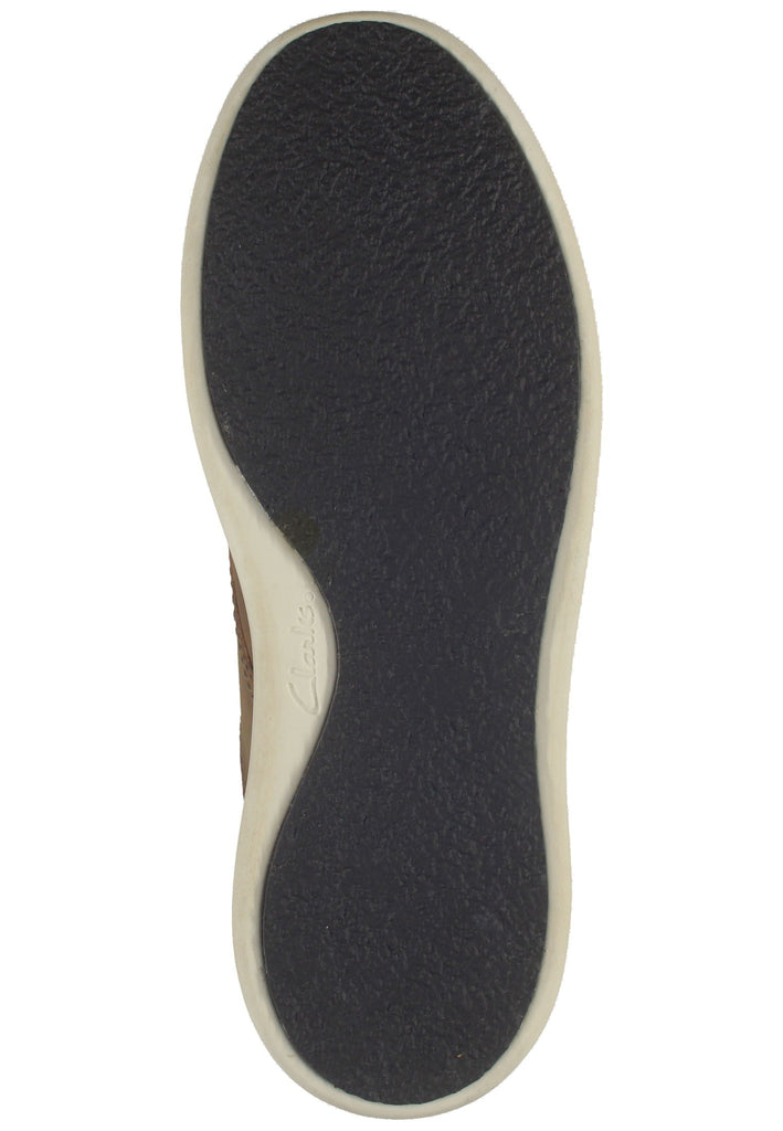 Clarks Sneaker Leder Hellbraun